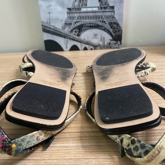 Naturalized 27 Edit Snake Sandals Leather - Picture 5 of 7